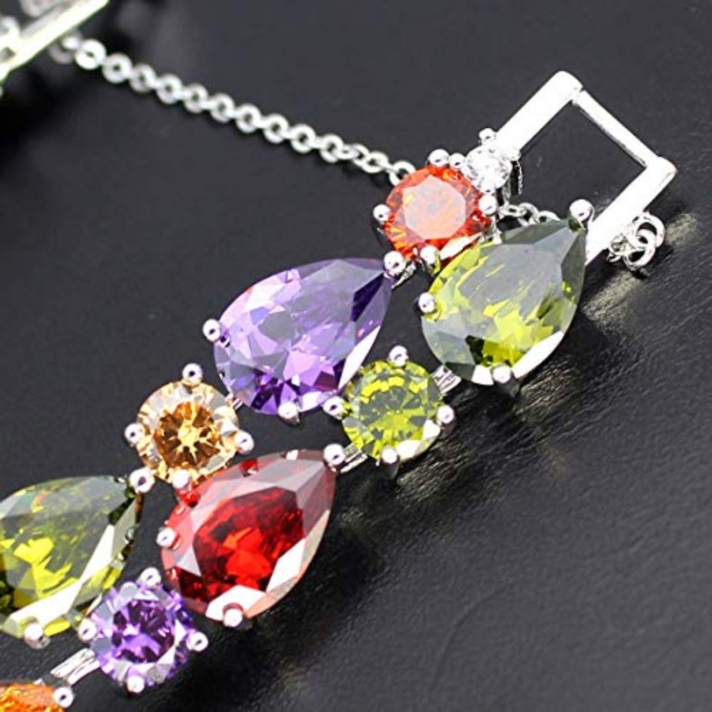 Multi Gemstone Bracelet - Picture 6 of 8